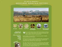 Tablet Screenshot of horseshoemountainpottery.com